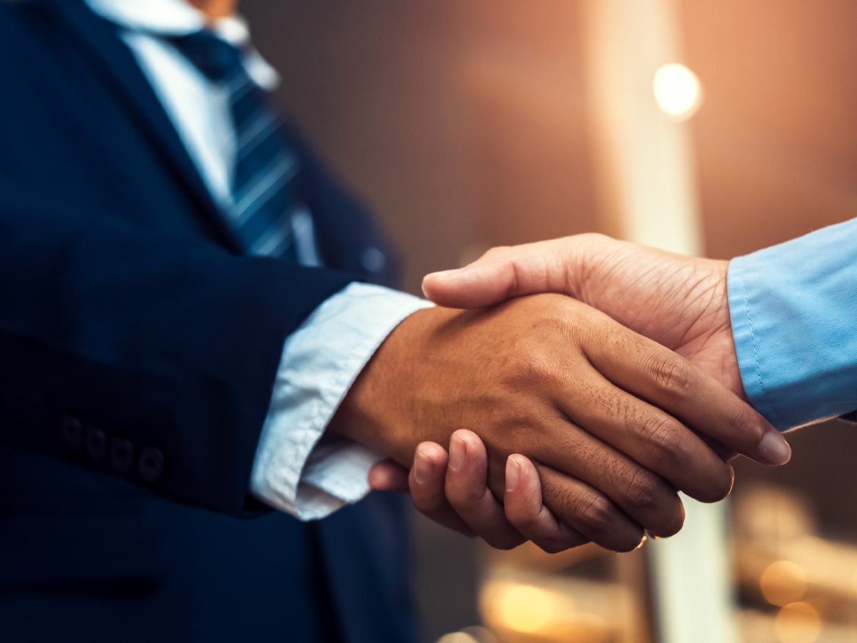 image of people shaking hands