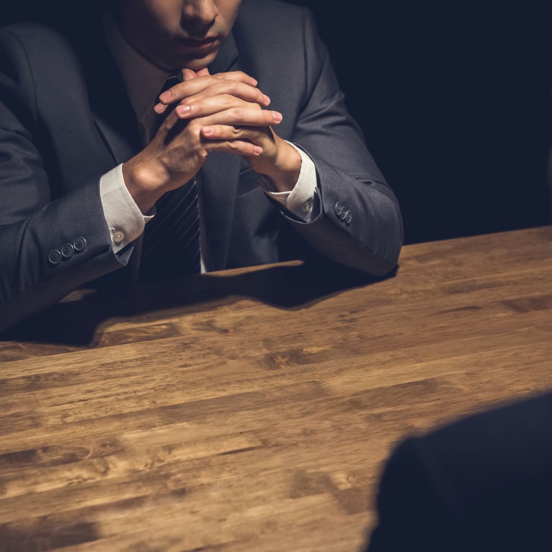Detective interviewing