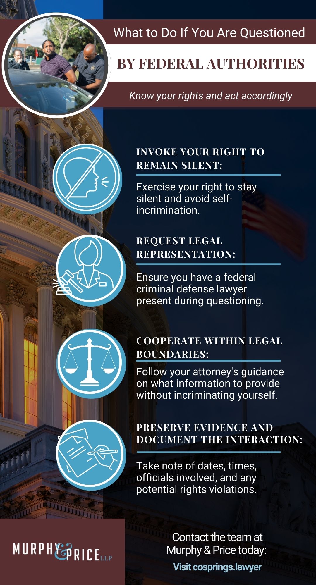 If you are questioned by federal authorities