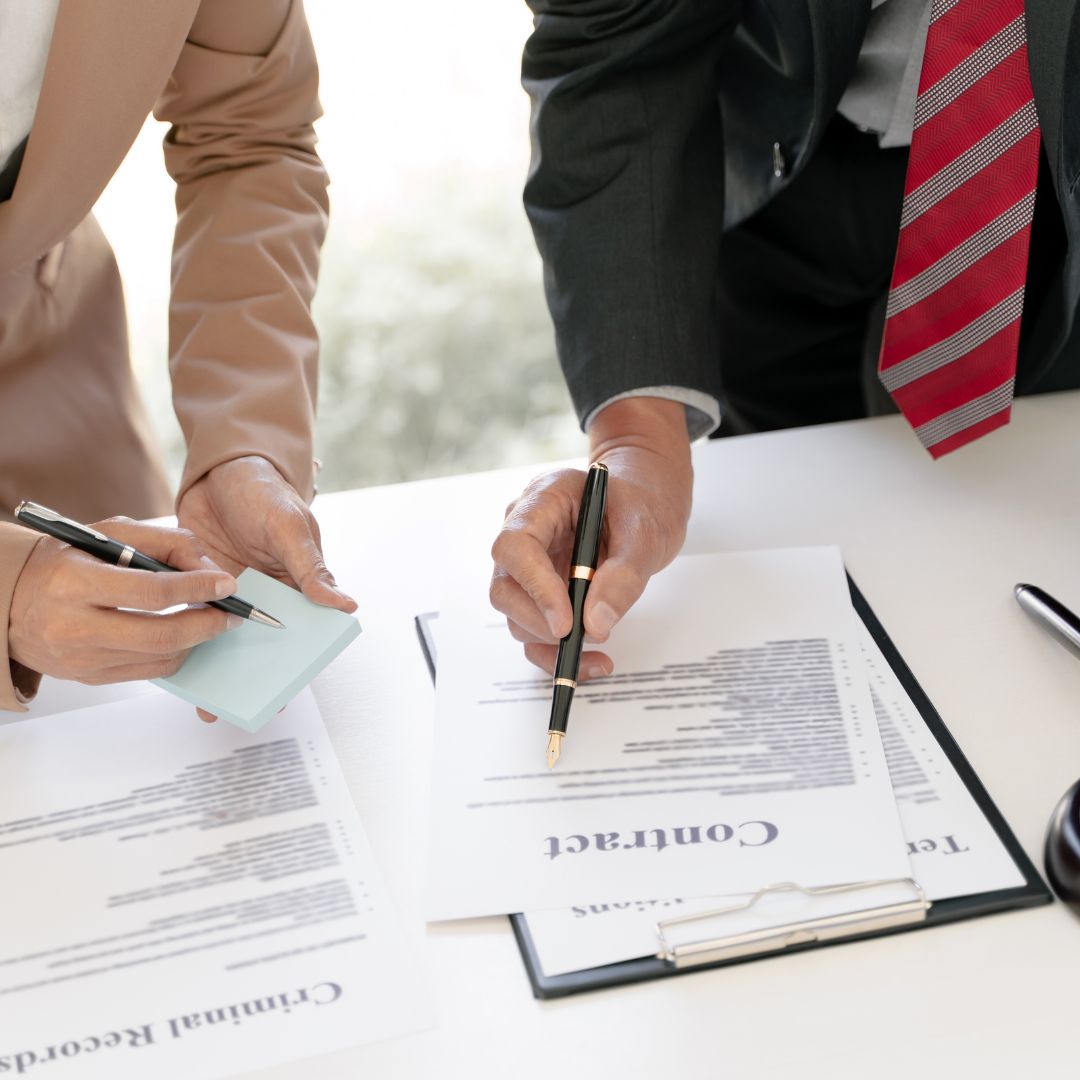 attorneys gathering criminal records