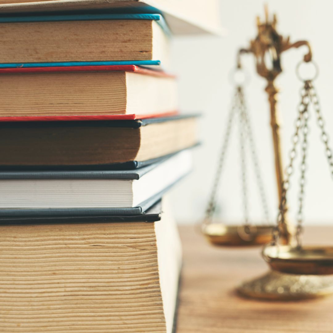 books on a desk
