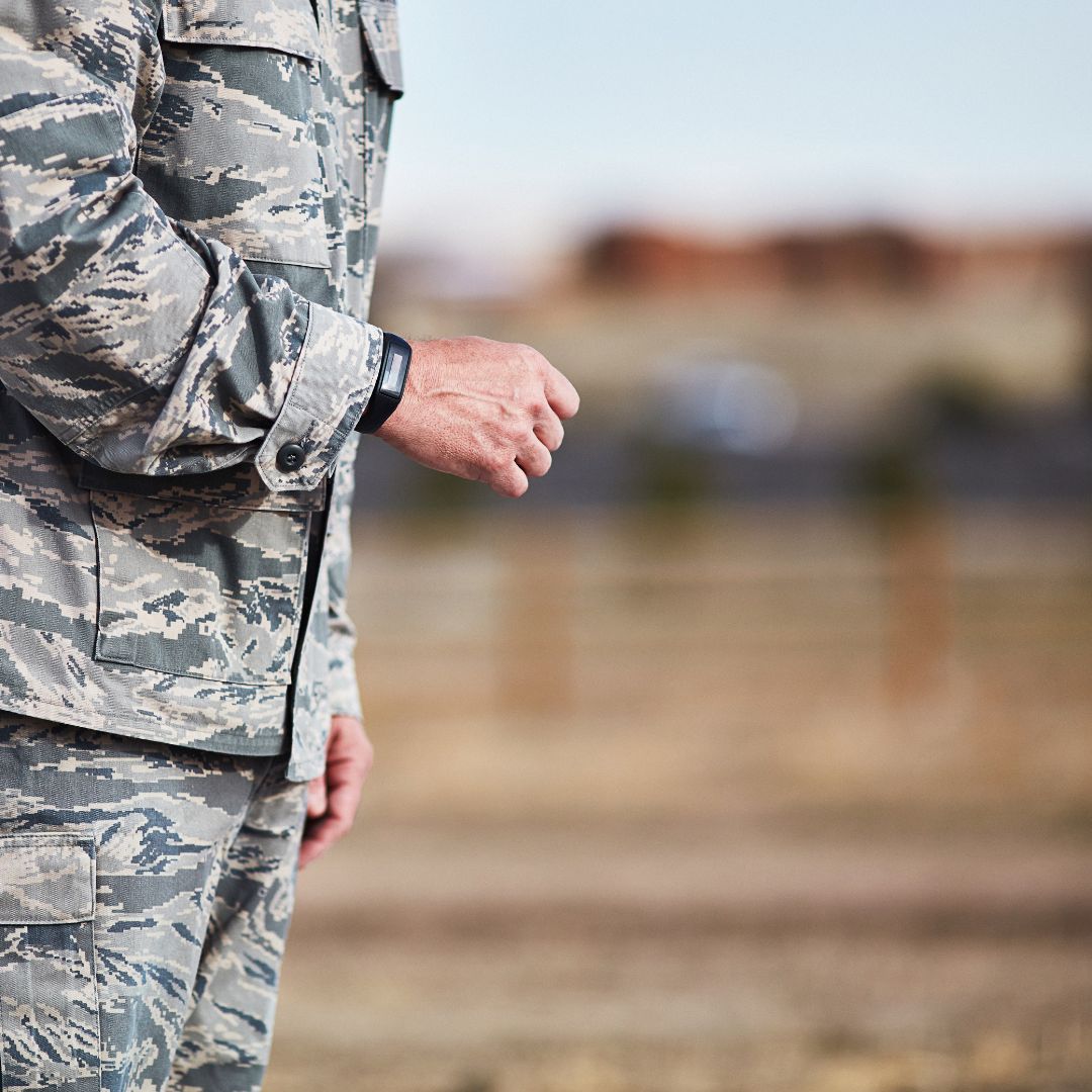 military member in uniform