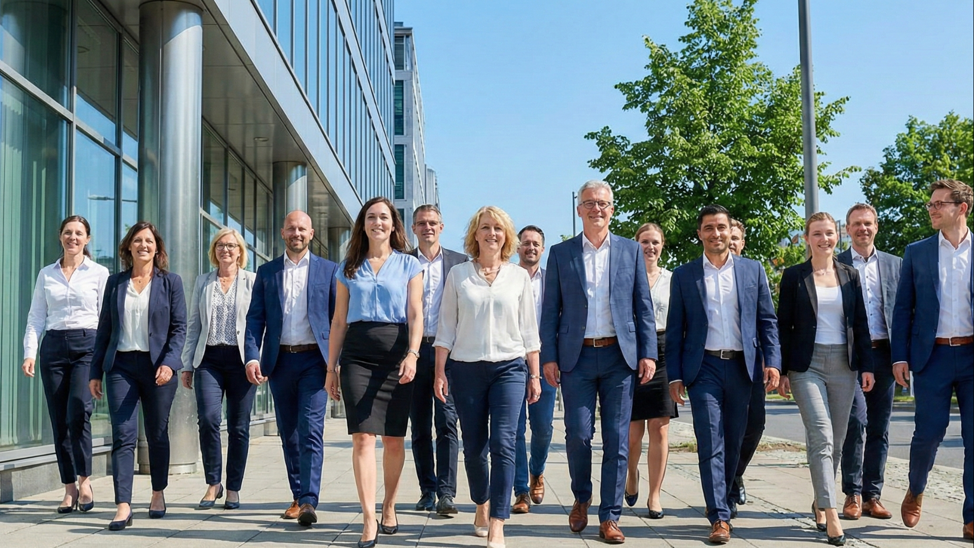 group walking
