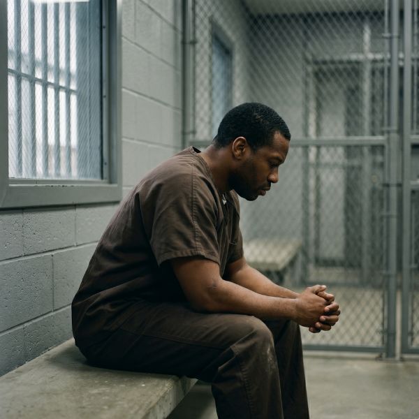 man in jail